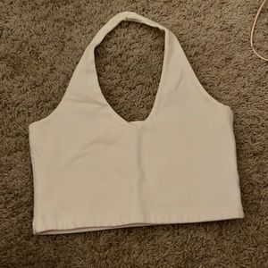 white brandy melville halter top